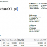 Faktura VAT, wzór faktury