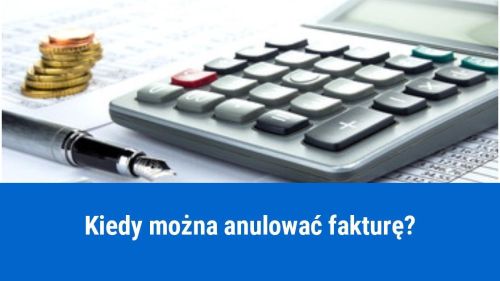 Anulowanie faktury