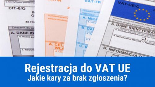 Brak rejestracji firmy do VAT UE. Jakie są kary?