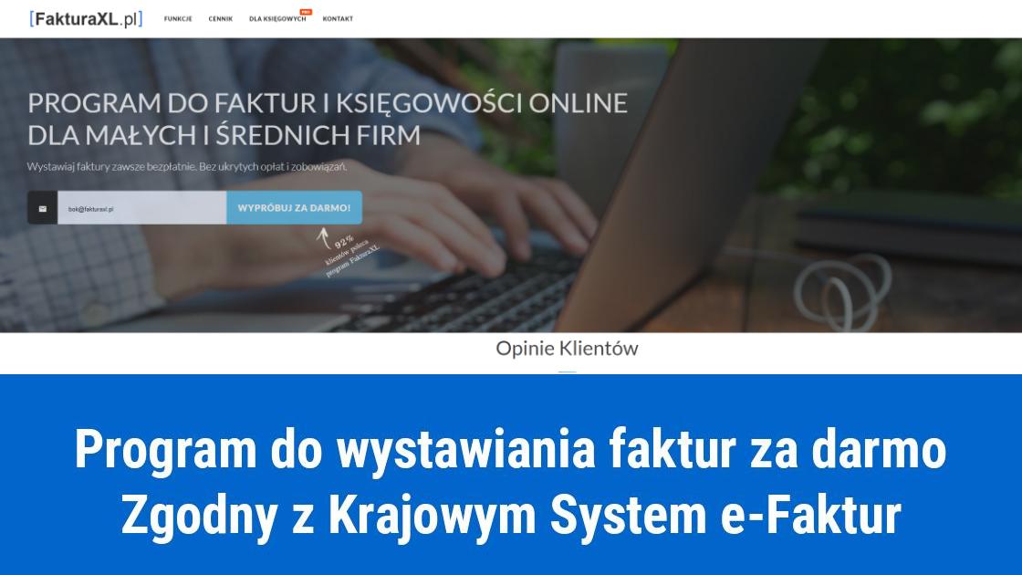 Darmowy program do faktur z KSeF