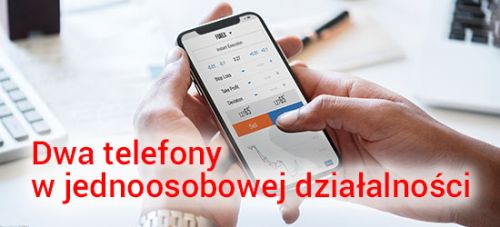 Dwa telefony na firmę w jednoosobowej działalności