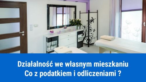 Działalność we własnym mieszkaniu, jakie podatki?