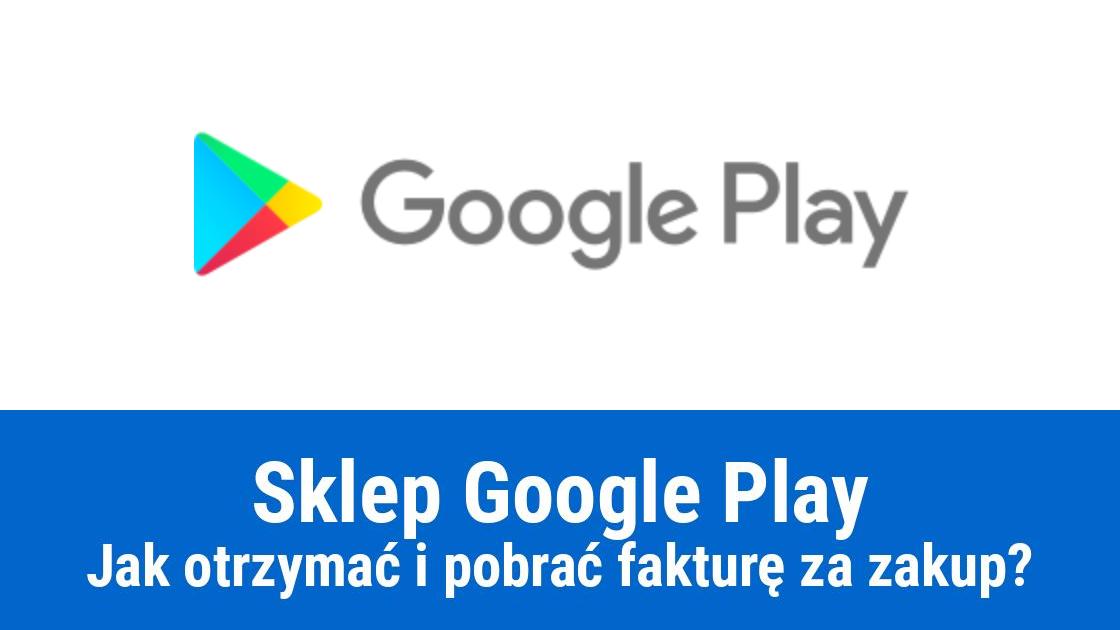 faktura z google play