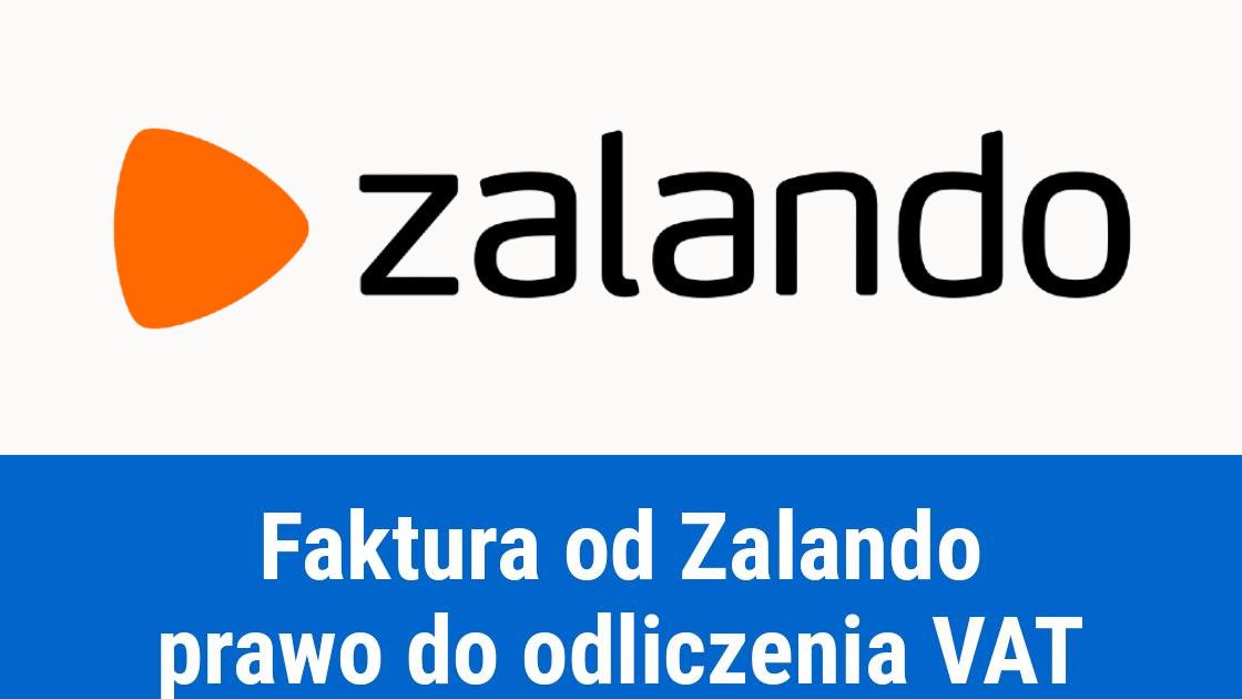 Faktura z Zalando, odliczenie VAT