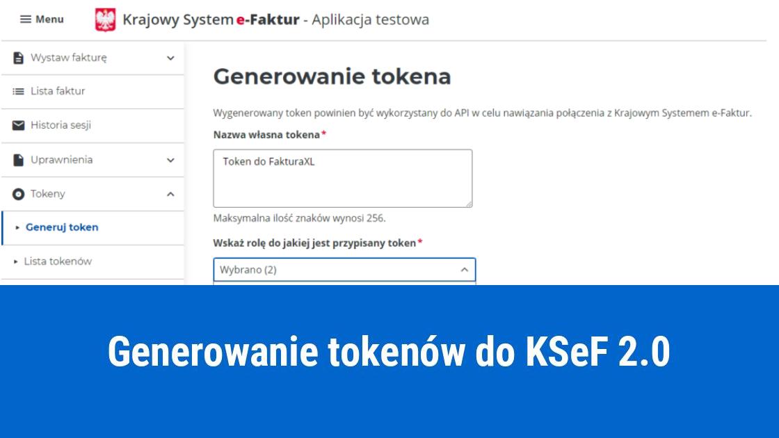 generowanie tokenów do ksef