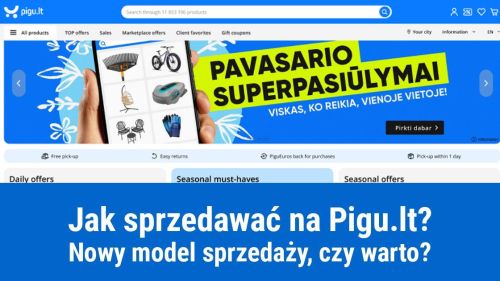 Jak sprzedawać na Pigu.lt?