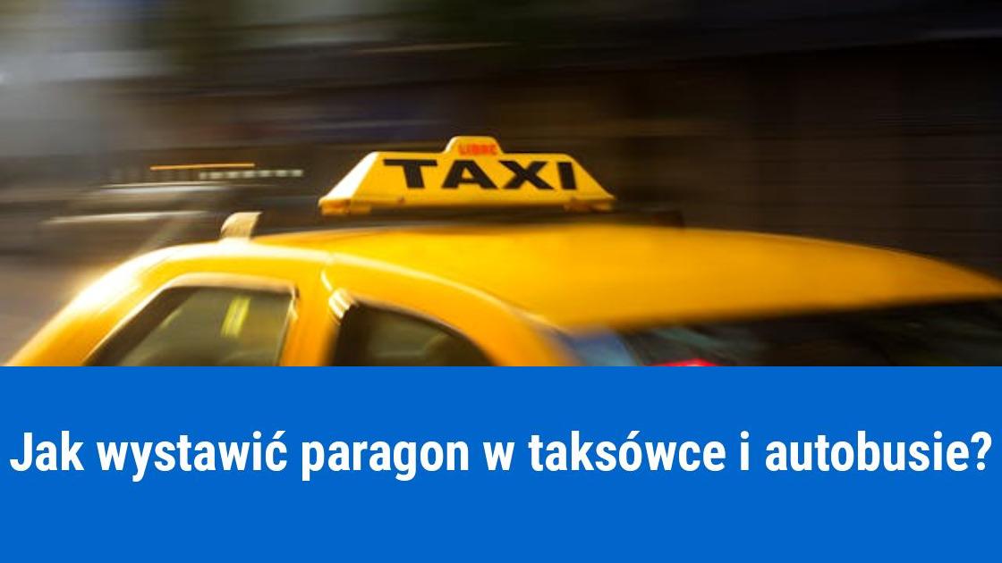 Jak wystawić paragon w środkach komunikacji?