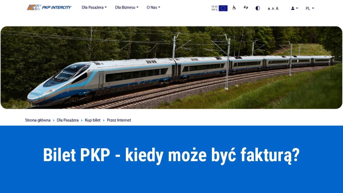 Jak zaksięgować bilet kolejowy PKP w kosztach firmy?