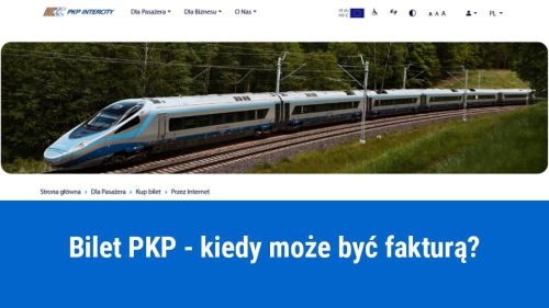 Jak zaksięgować bilet kolejowy PKP w kosztach firmy?