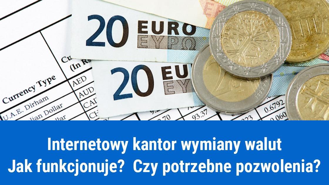 jak zalozyc internetowy kantor wymiany walut