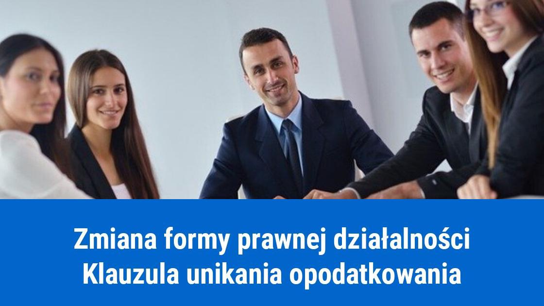 Kiedy nie można zmienić formy działalności?