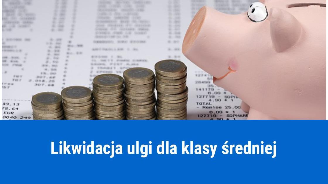 koniec ulgi dla klasy sredniej