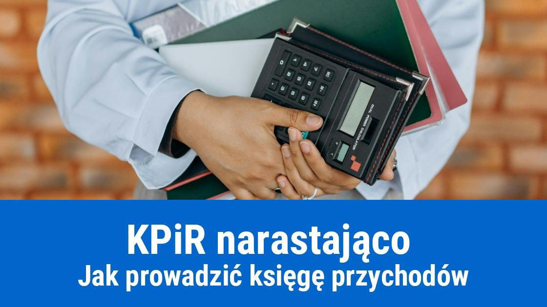 KPiR narastająco - zestawienie roczne księgi przychodów