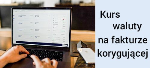 Faktura korygująca w walucie obcej