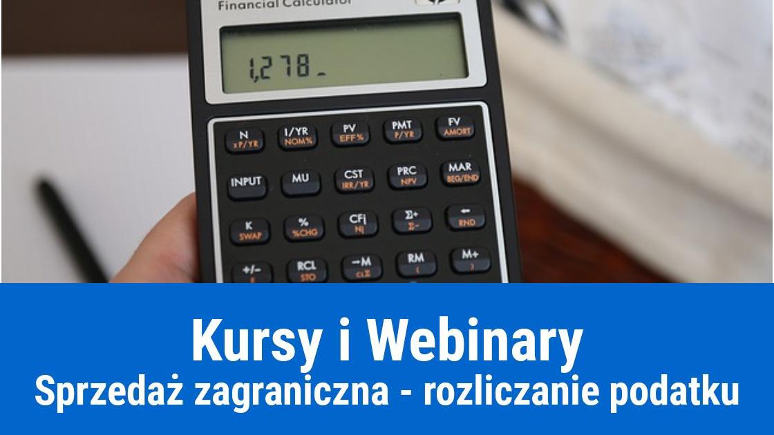 kursy sprzedaz za granice podatek vat