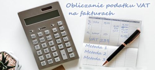 Metody obliczania podatku VAT na fakturach