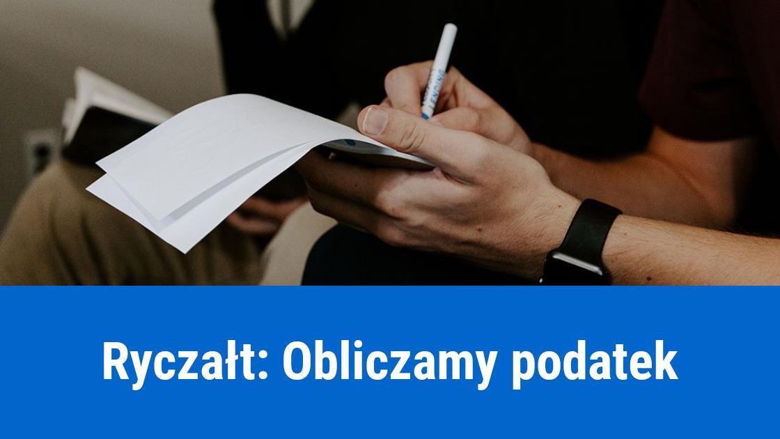 Jak wyliczyć podatek na ryczałcie?