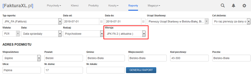 Przykład jpk_fa2