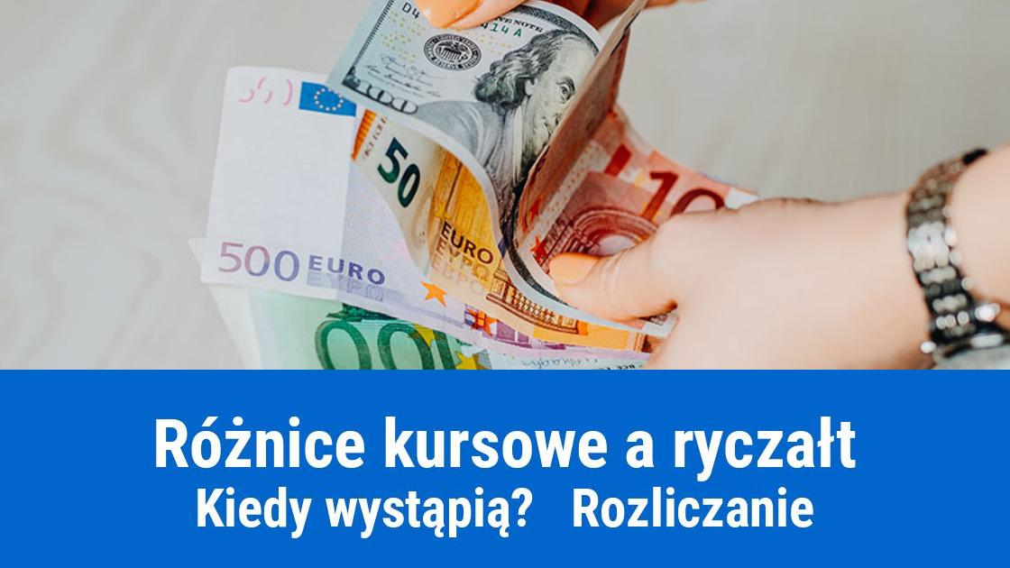 rozliczanie roznic kursowych na ryczalcie
