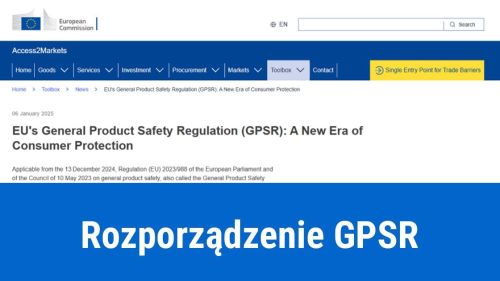 Co to jest rozporządzenie GPSR?