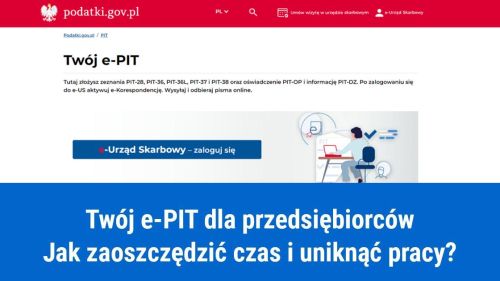Twój e-PIT dla przedsiębiorców, jak wypełnić?