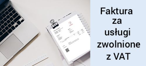 Faktura za usługi zwolnione z VAT