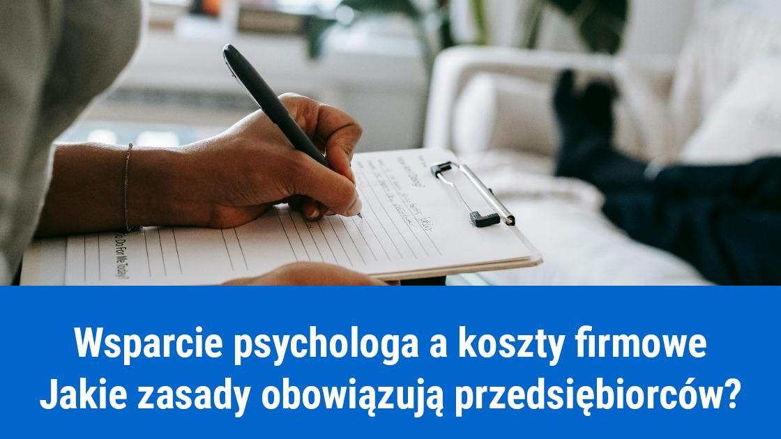 Wizyta u psychologa w kosztach firmy