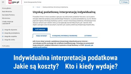 Wniosek o indywidualną interpretację podatkową: kto wydaje i ile kosztuje?