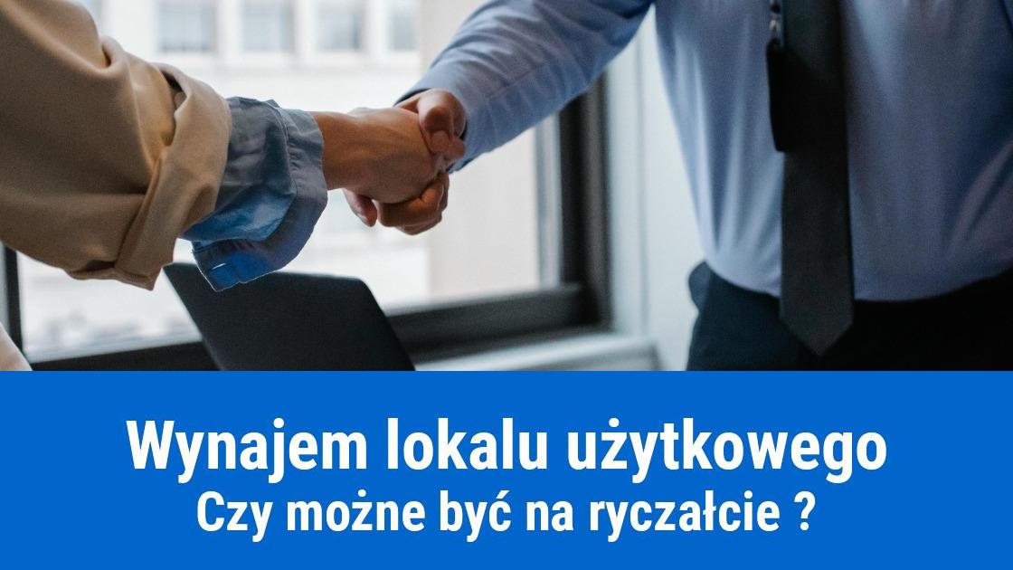 wynajem lokalu uzytkowego opodatkowana ryczaltem