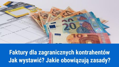 Wystawianie faktur dla zagranicznego kontrahenta