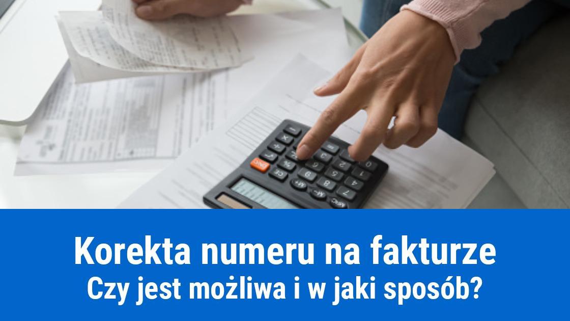 zdublowany numer faktury jak skorygowac